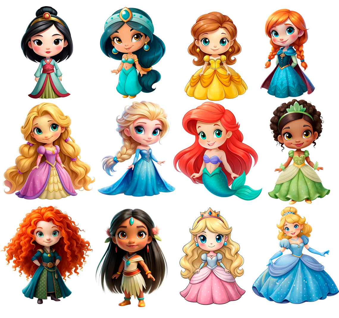 Bundle Disney Princess Png Disney Baby Princess Png AlyzKids