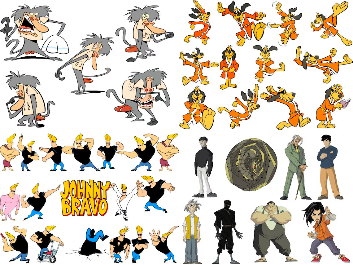 Mega Bundle Cartoon Movie Characters Svg Png 24000 Design