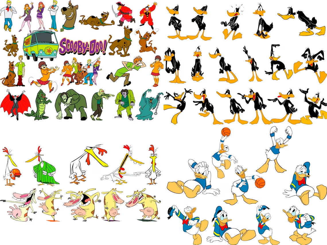 Mega Bundle Cartoon Movie Characters Svg Png 24000 DesignMega Bundle Cartoon Movie Characters Svg Png 24000 Design