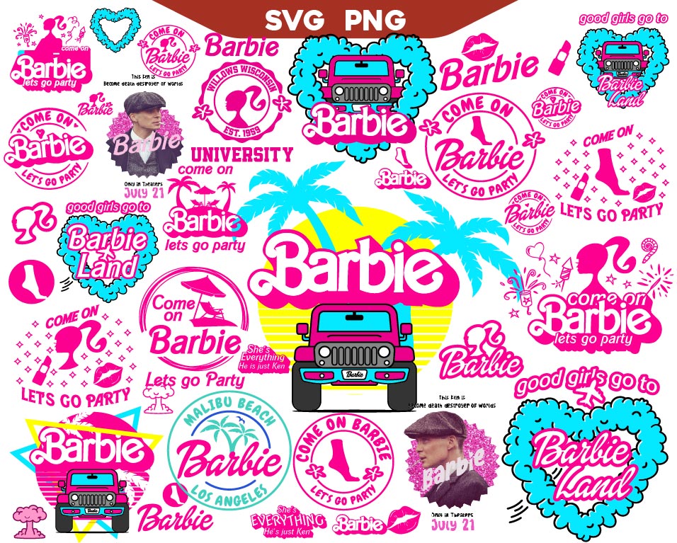 Barbie Design Svg Bundle