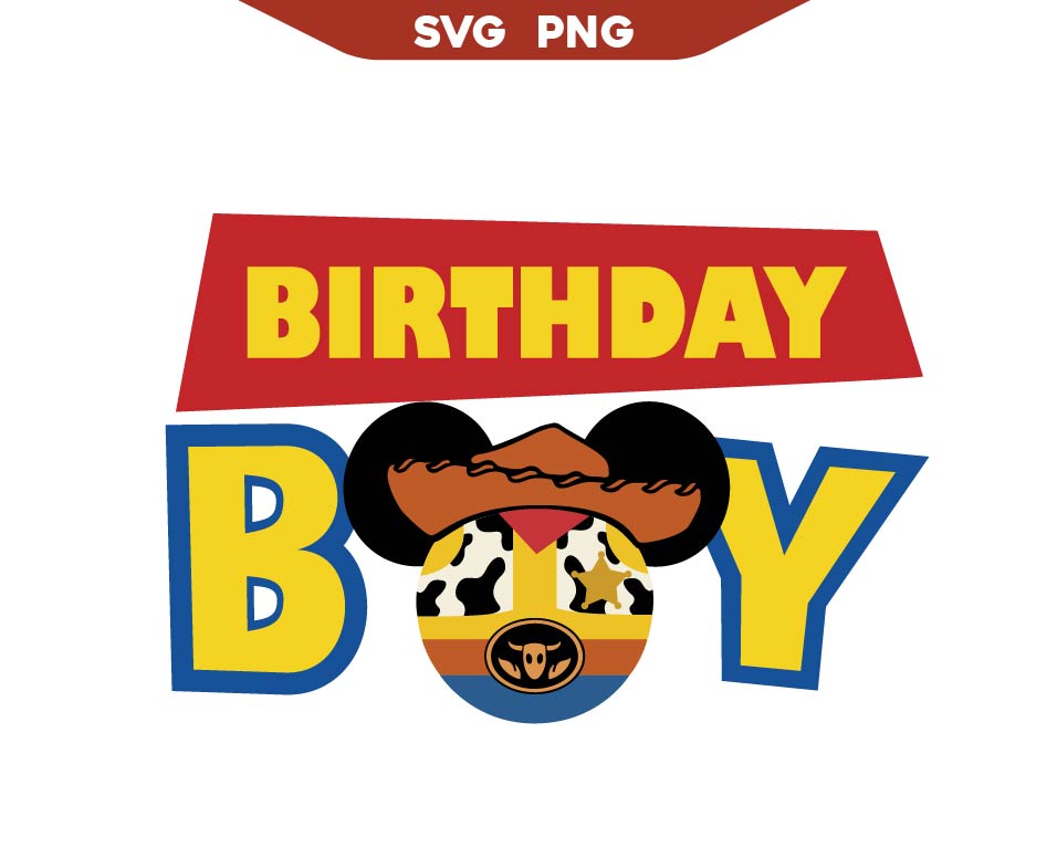 Birthday Boy Toy Story Design Svg Png