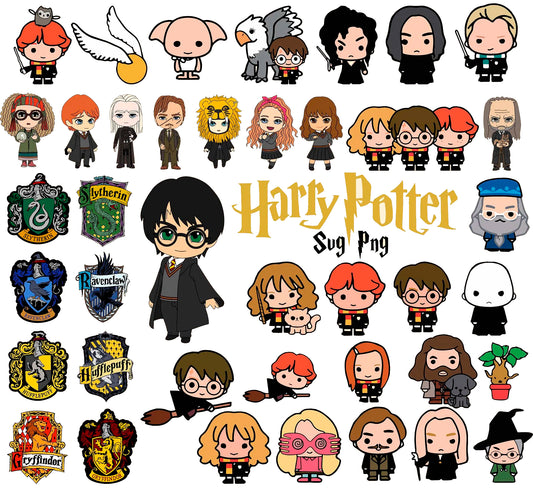 Bundle Baby Harry Potter Svg Png, Magic Wizard Svg