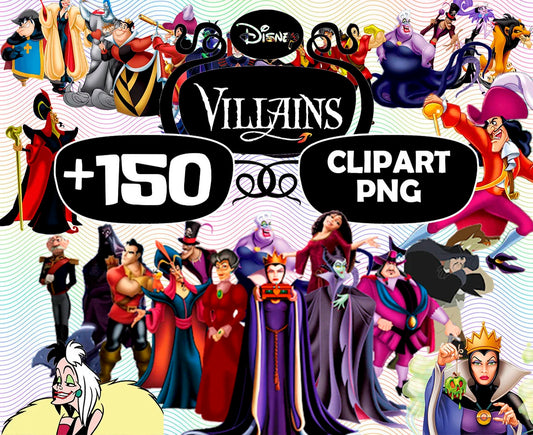 Bundle Disney Villains Png, Disney Mean Girl Png, Bad Boy Png