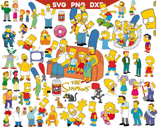 Cartoon Family Svg Bundle