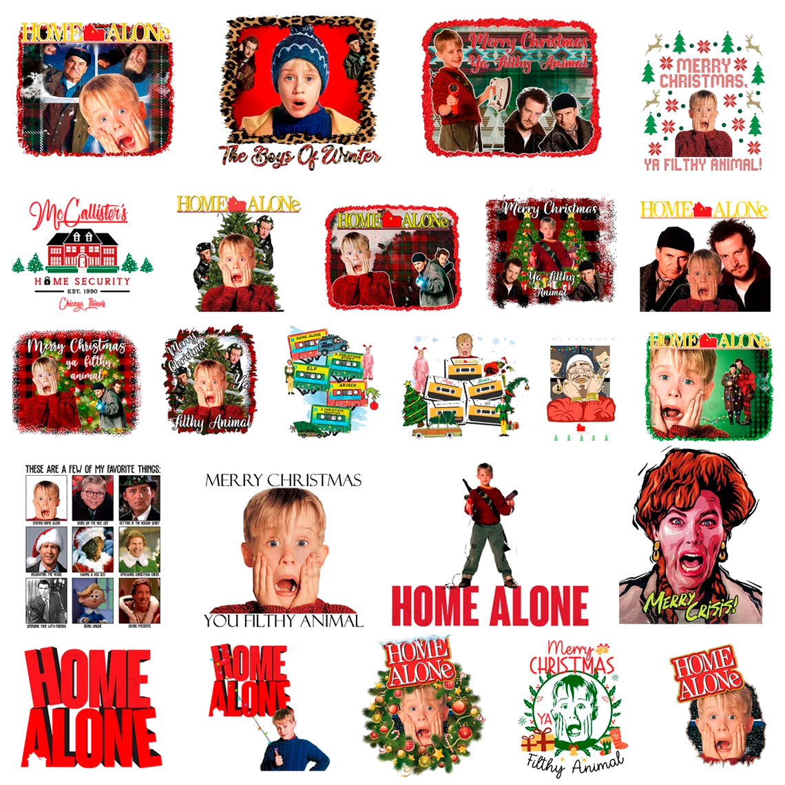 Bundle Christmas Kevin Png, McCalister's Home Security Png