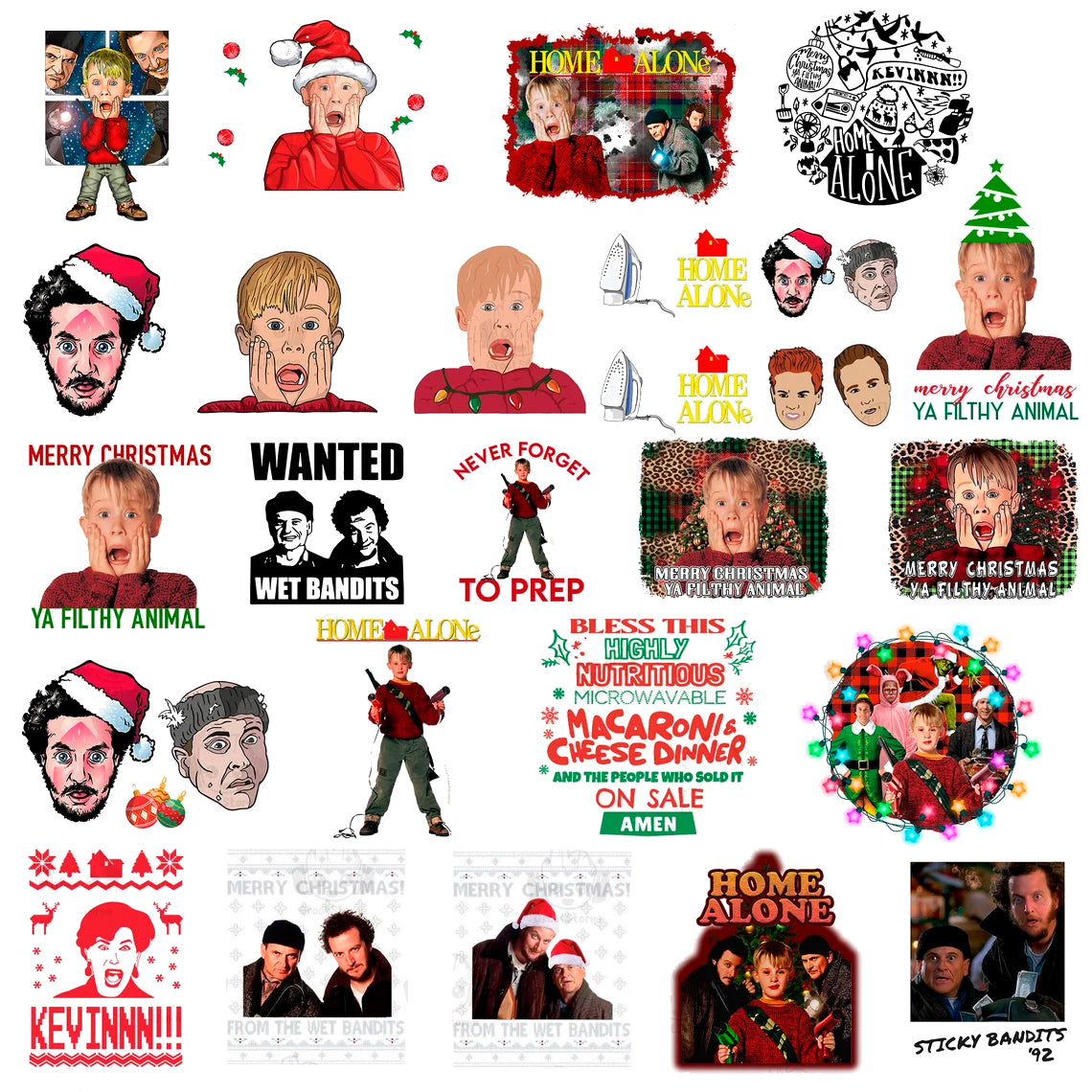 Bundle Christmas Kevin Png, McCalister's Home Security Png