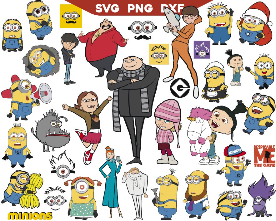 Despicable Me Svg Bundle, Minion Svg – AlyzKids