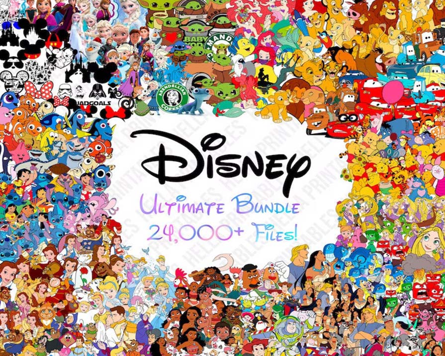 Disney Characters Svg Bundle