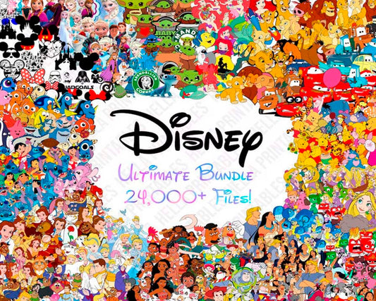 Disney Characters Svg Bundle