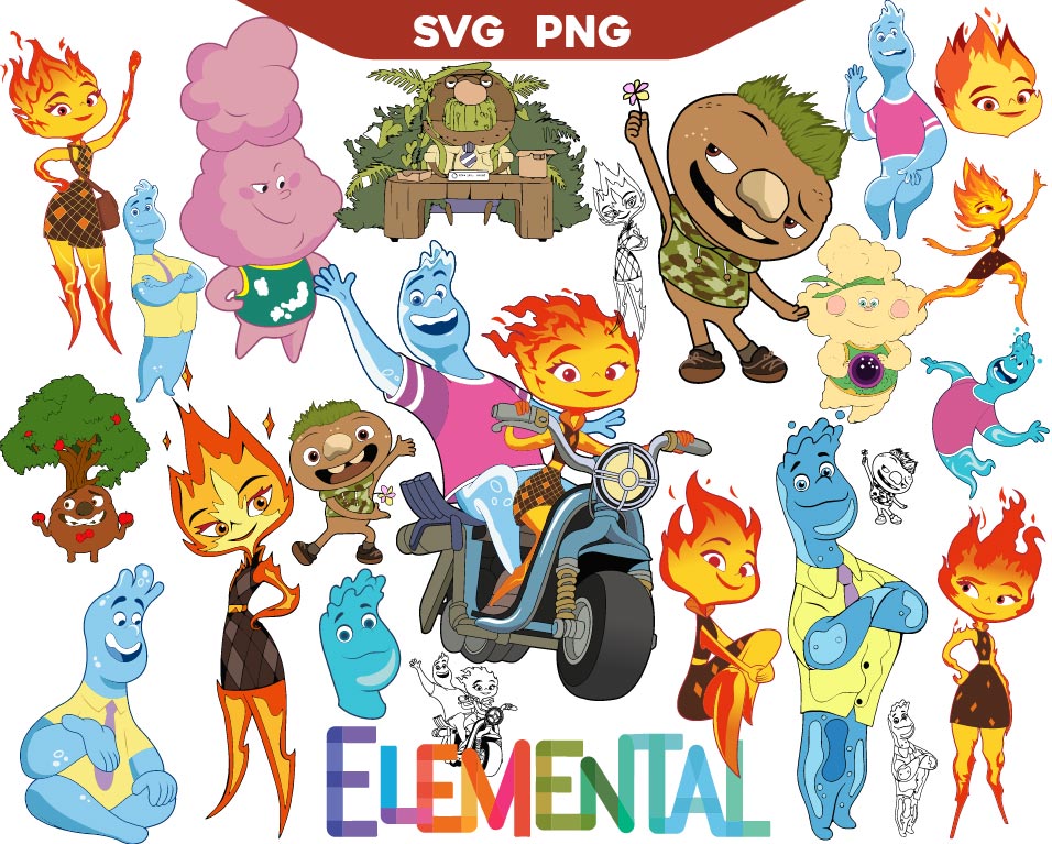 Disney Elemental Svg Bundle