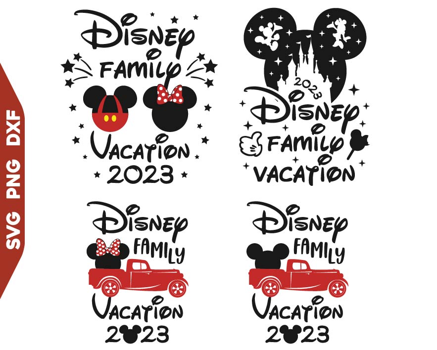 Disney Family Vacation Svg Bundle