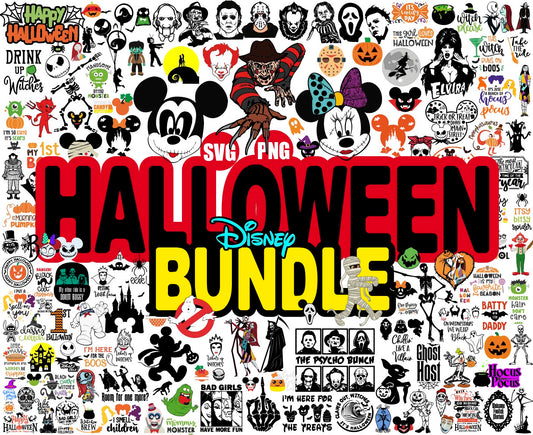 Disney Halloween Svg Bundle