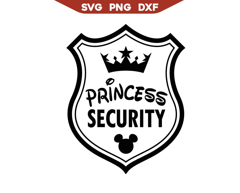 Disney Princess Security Svg, Boyfriend Security Svg