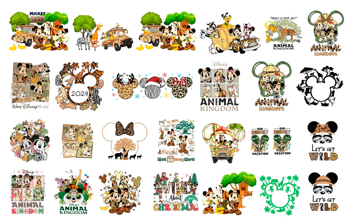 Disney Safari Png Animal Kingdom Png Mickey Lets Get Wild Png