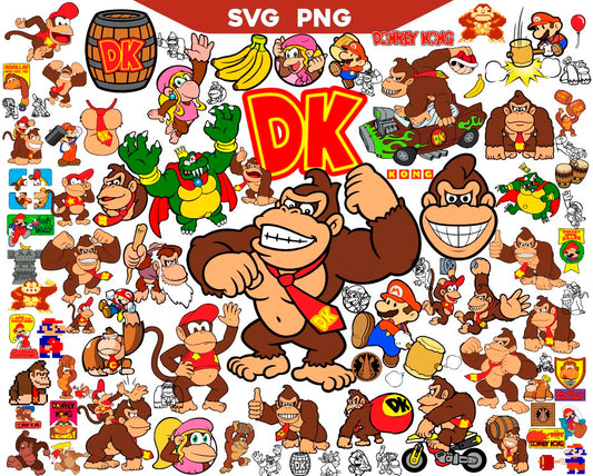 Donkey Kong Svg Bundle, Donkey Kong Game Online Svg