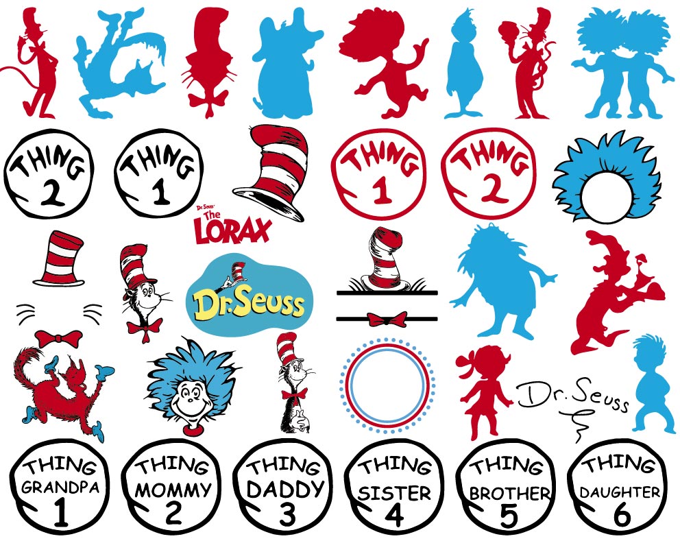 Dr Seuss Bundle Svg Pack