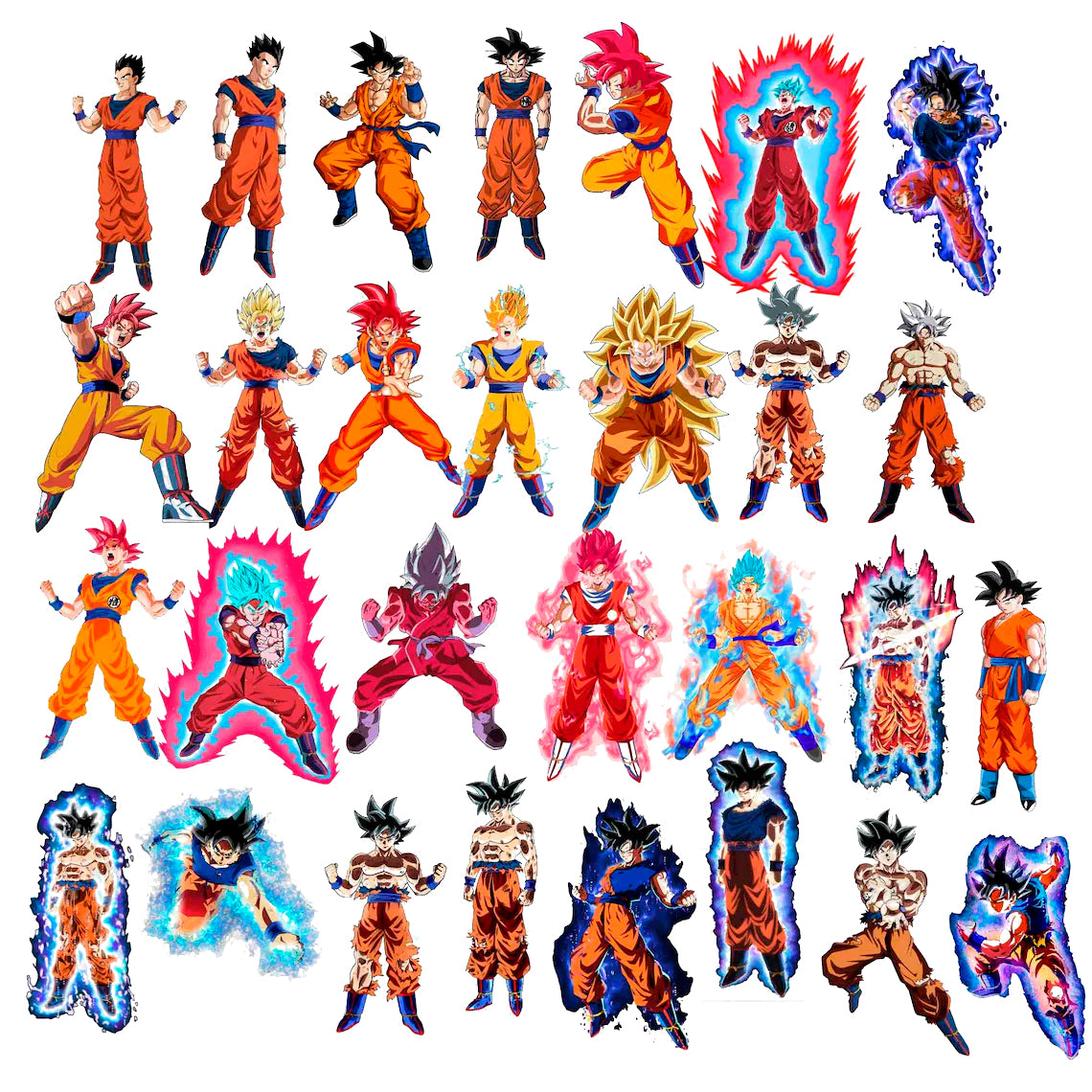 Bundle Dragon Ball Svg Png Bundle, Son Goku Png