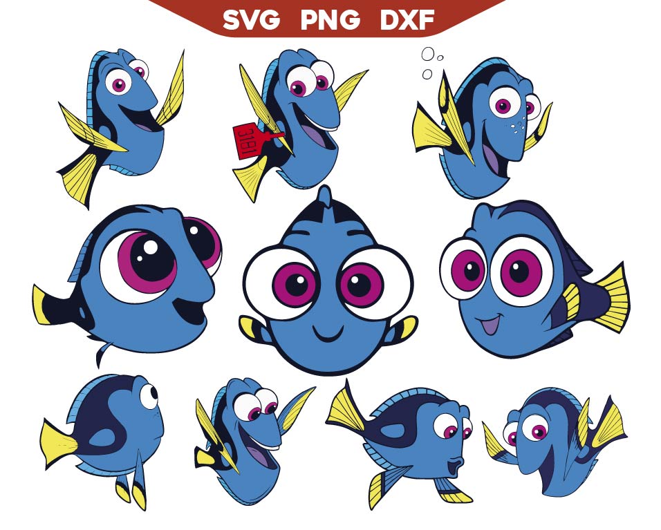 Finding Dory Svg Bundle