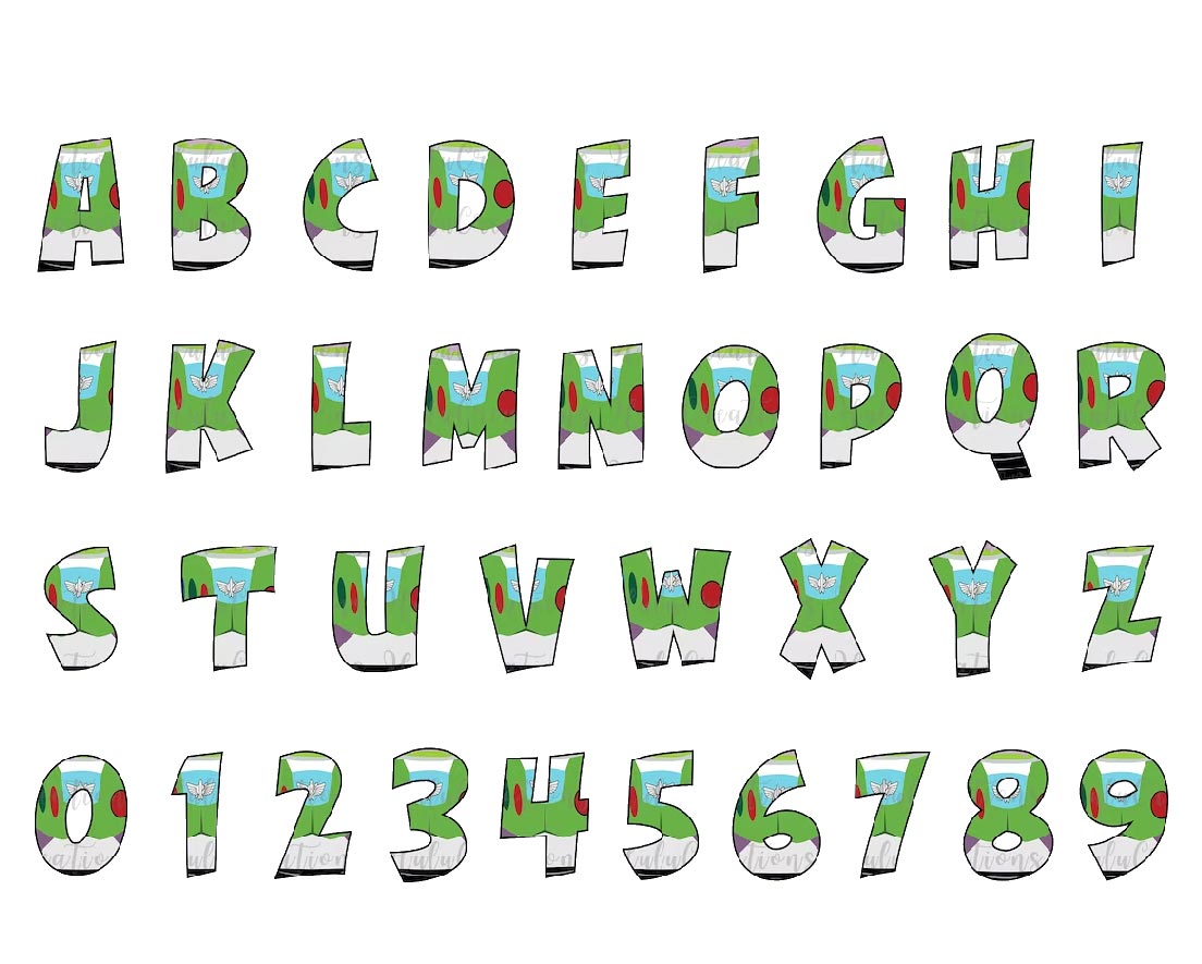 Font Buzz Lightyear Svg Png