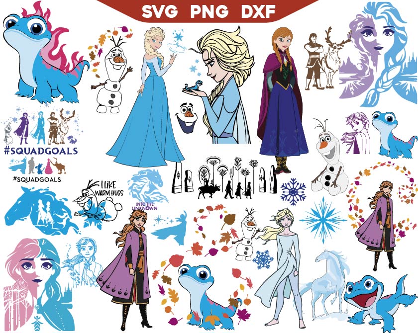 Frozen Svg Bundle