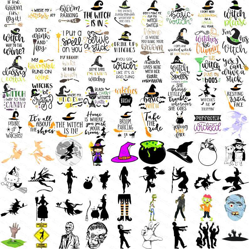 Halloween Witch Quotes Svg