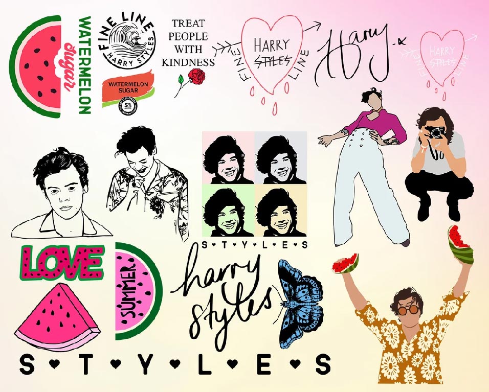 Harry Styles Svg