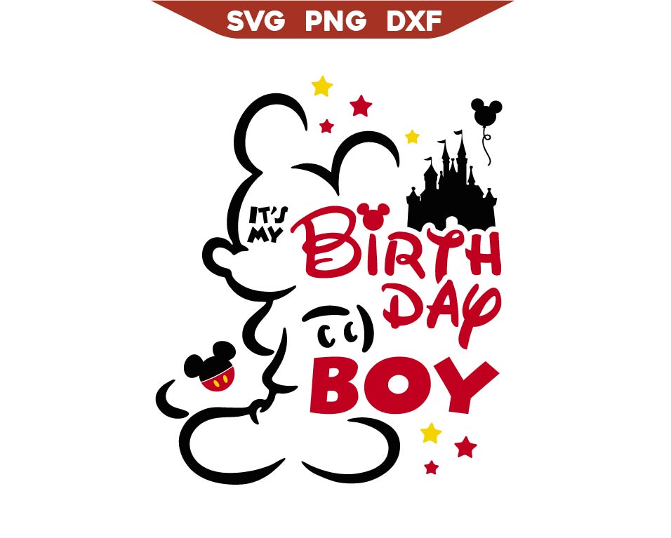 It's My Birthday Boy Mickey Mouse Svg – AlyzKids