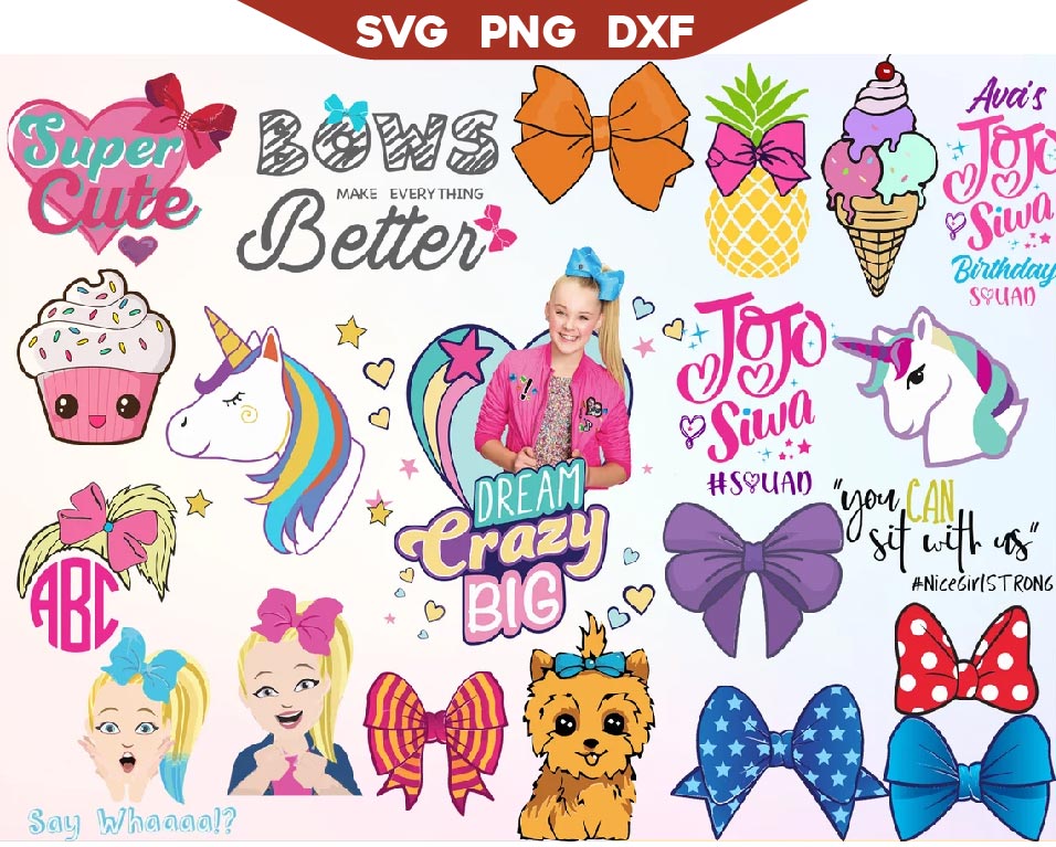 Jojo Siwa Svg Bundle