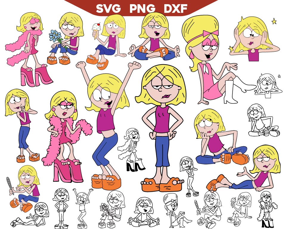 Lizzie Girl Svg Bundle