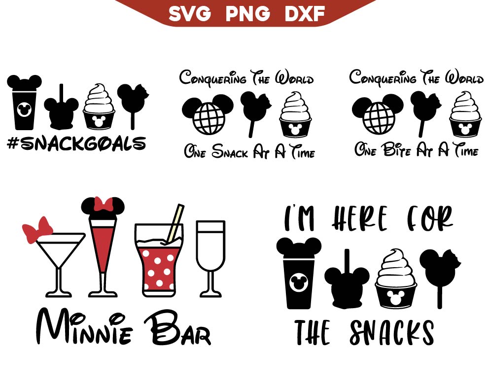 Magical Disney Snacks Svg