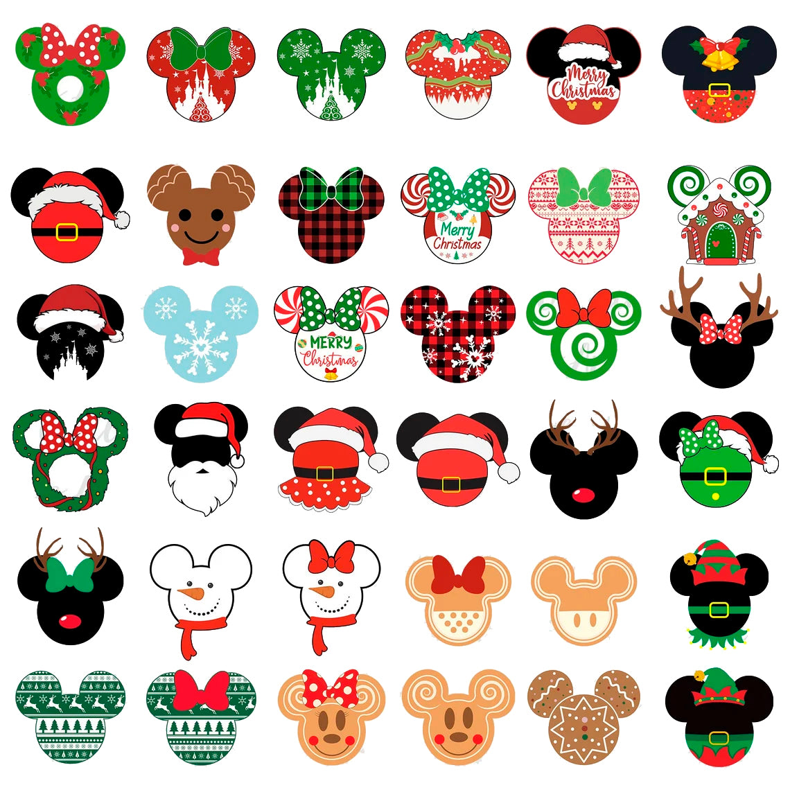 Mickey Christmas Character Svg Png, Disney Holiday Season Svg