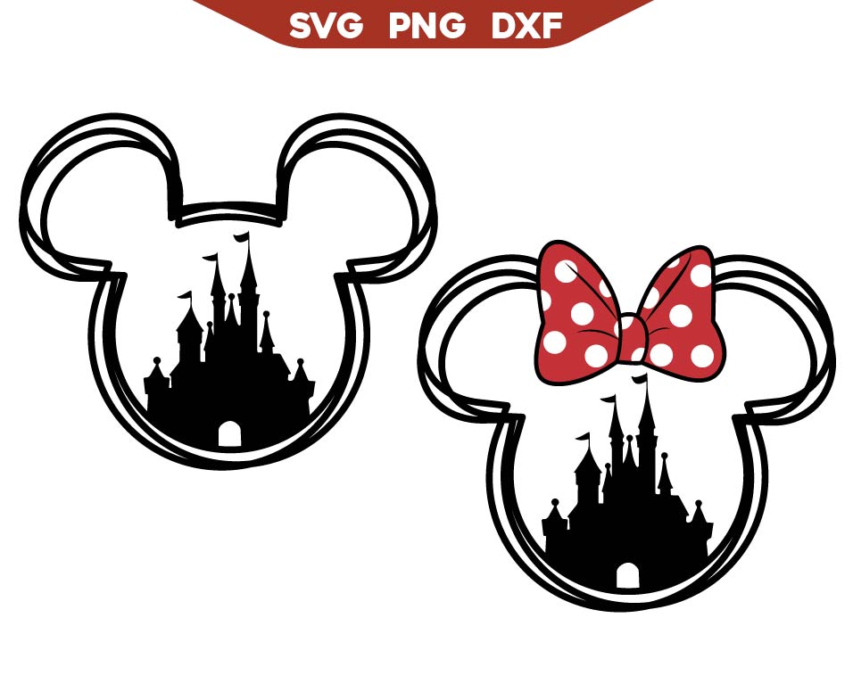 Mickey Head Svg, Magic Kingdom Svg Png