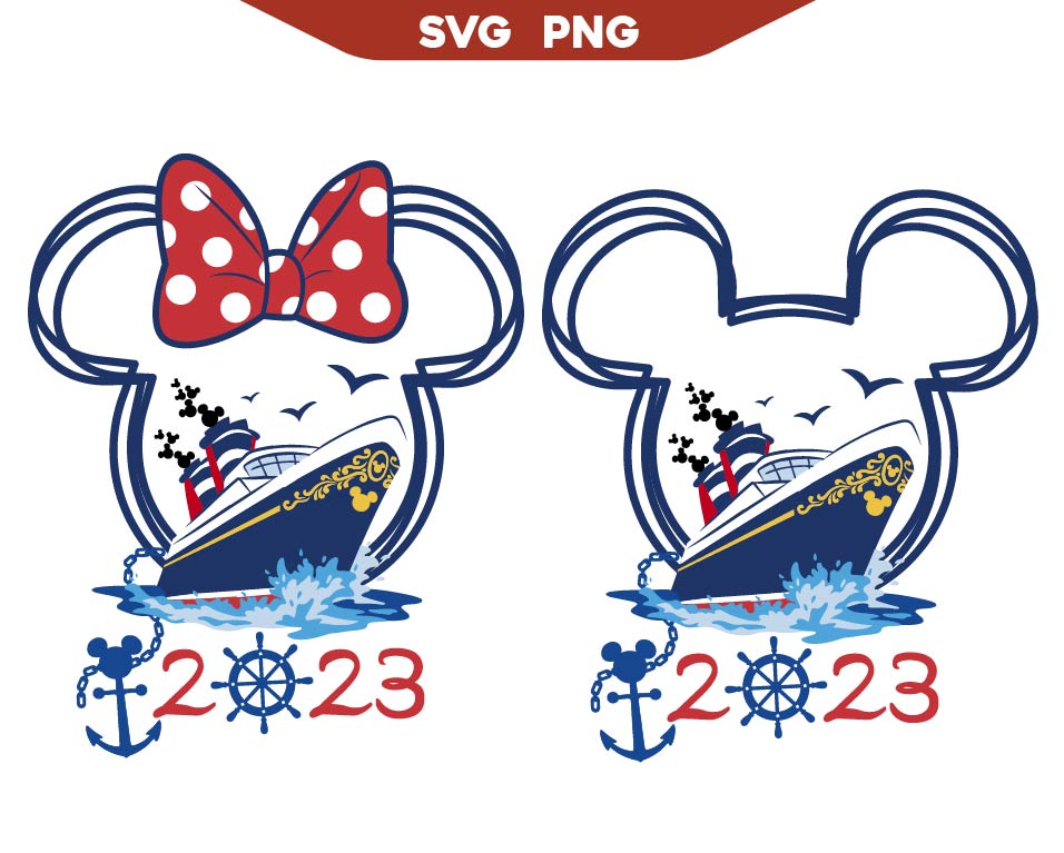 Mickey Minnie Cruise Svg, Disney Cruise Svg Png