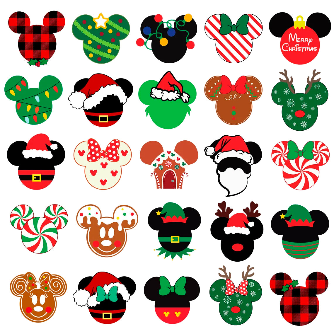 Mickey Christmas Character Svg Png, Disney Holiday Season Svg