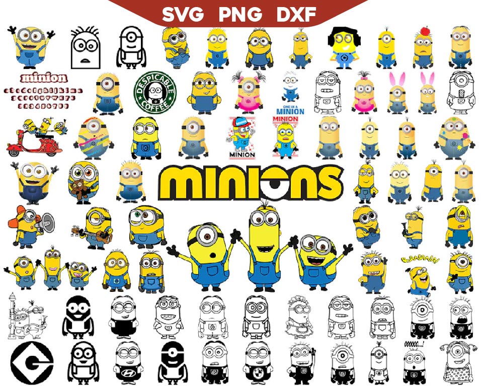 Minions Svg Bundle