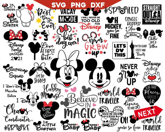 Mouse Mix Svg Bundle, Mouse World Svg Bundle