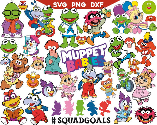 Muppets Babies Svg Bundle