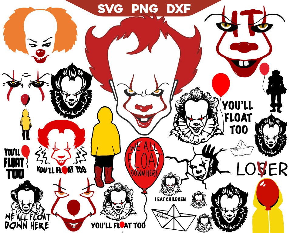 Pennywise Svg Bundle