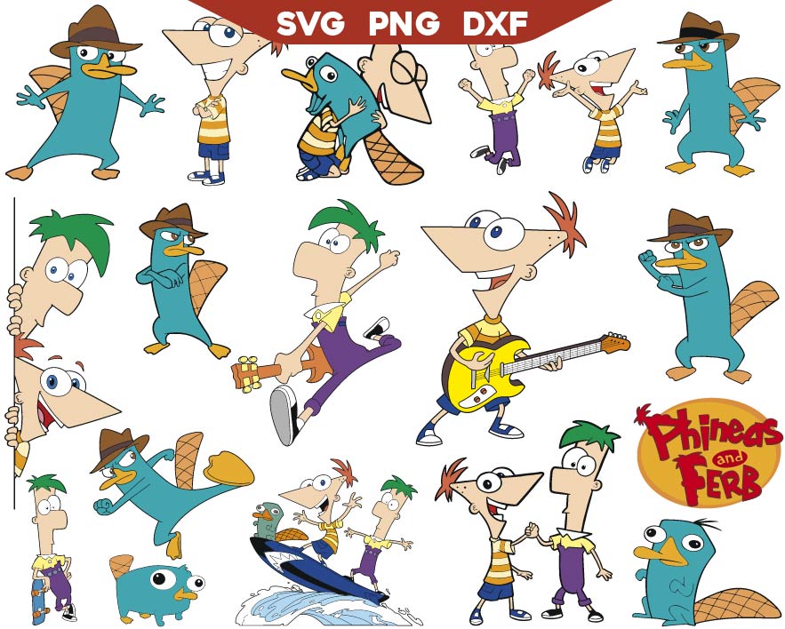 Phineas And Ferb Svg Bundle