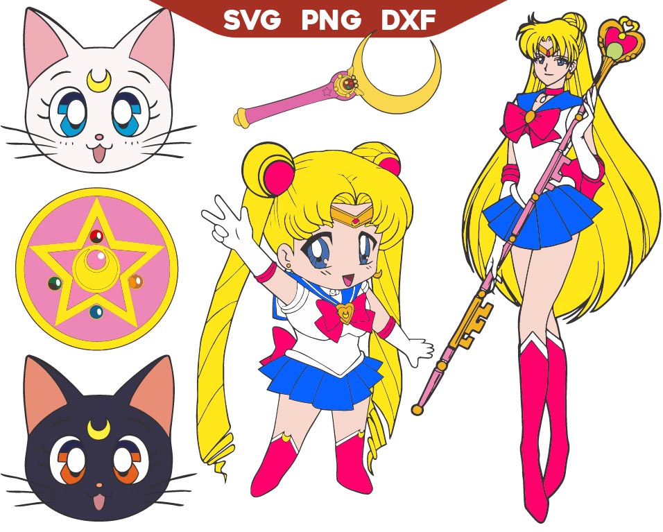 Sailor Moon Symbol Svg, Baby Sailor Moon Svg