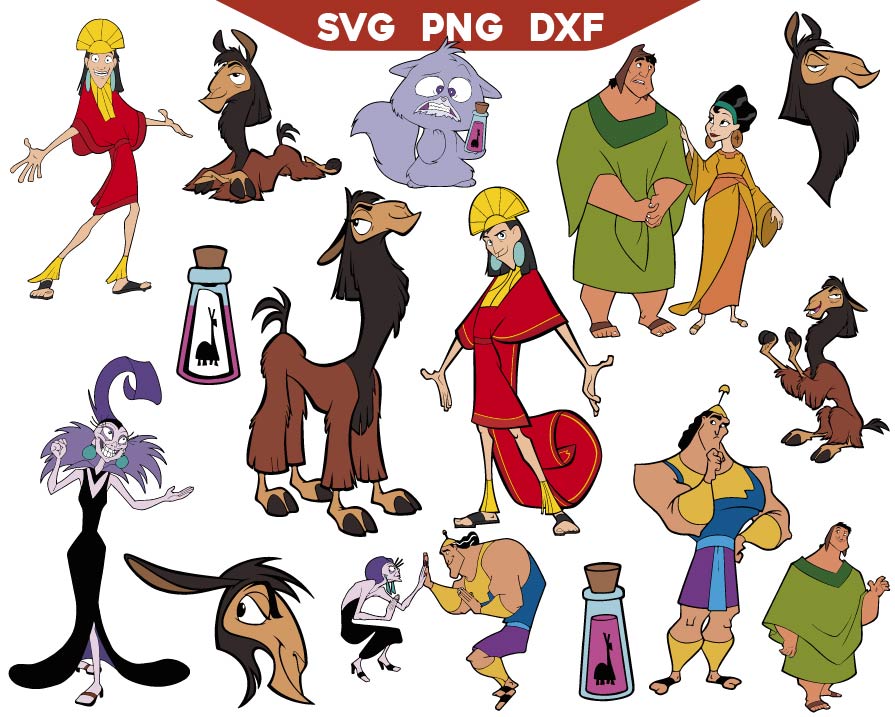 The Emperor's New Groove Svg Bundle