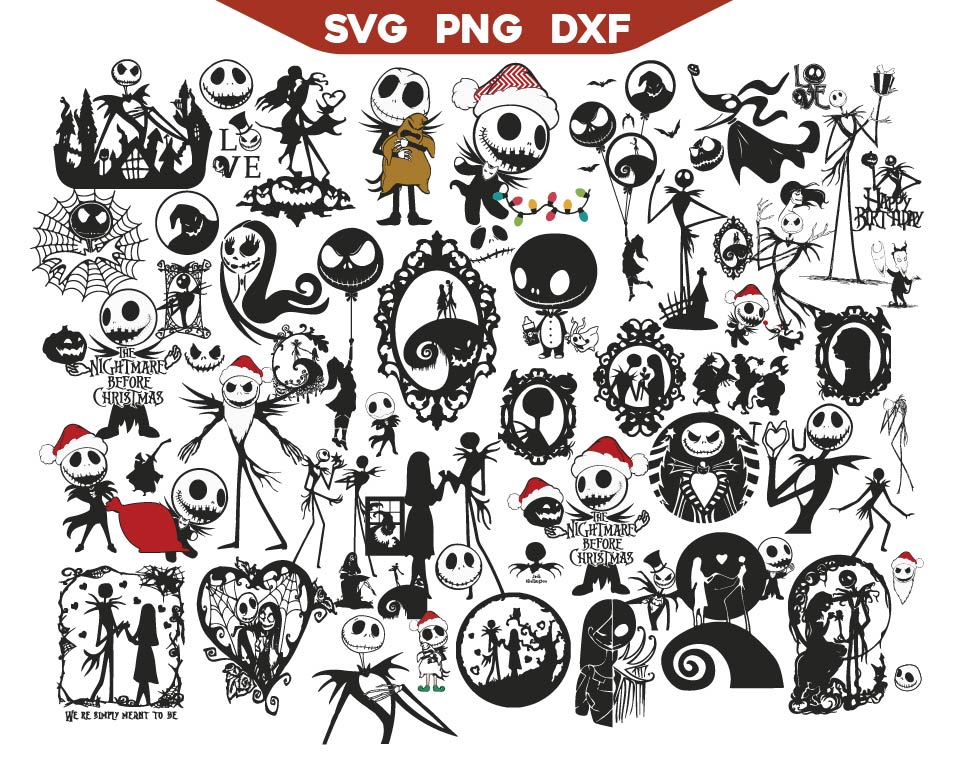 The Nightmare Before Christmas Svg Bundle