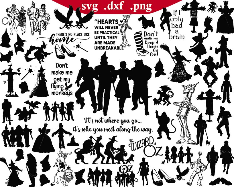 The Wizard of Oz Svg Bundle