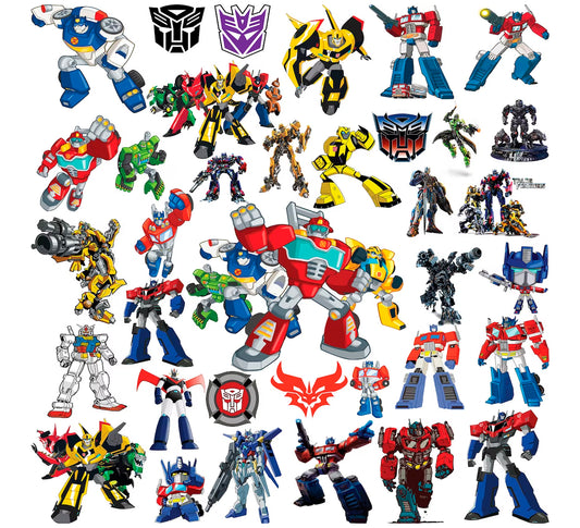 Transformers Png Bundle, Autobots Png, Megatron Png, Transformers Birthday Png