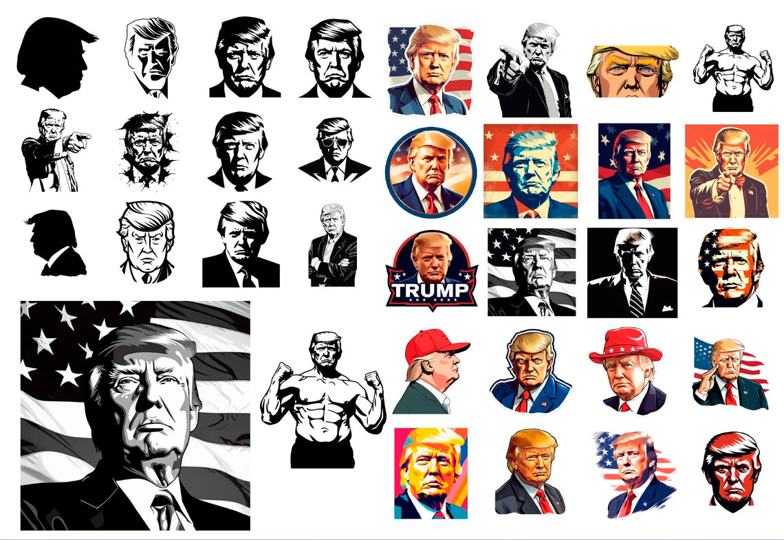 Trump 2024 Svg Png Bundle, American Trump 2024 Svg