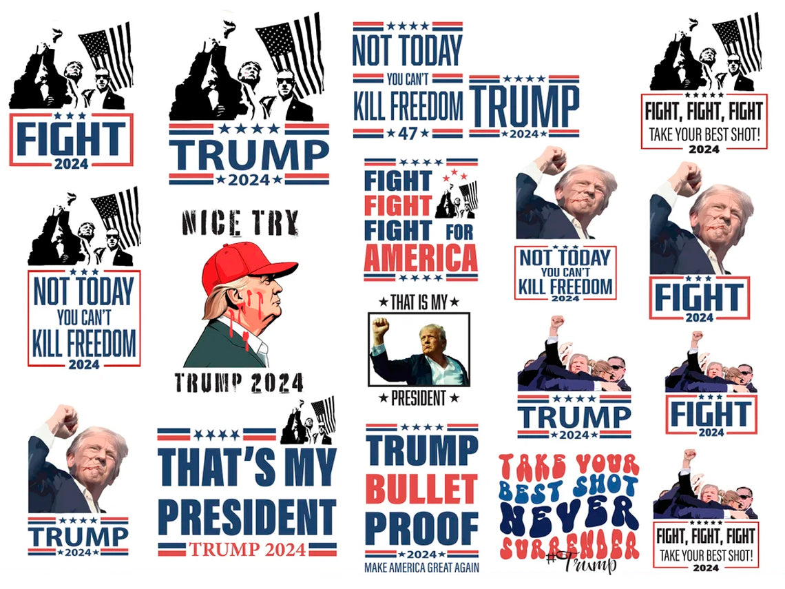 Trump 2024 Svg Png Bundle, American Trump 2024 Svg