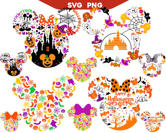 Ultimate Mickey Halloween Svg Bundle, Halloween Design Svg